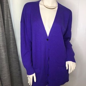 Ralph Lauren purple cashmere sweater size large